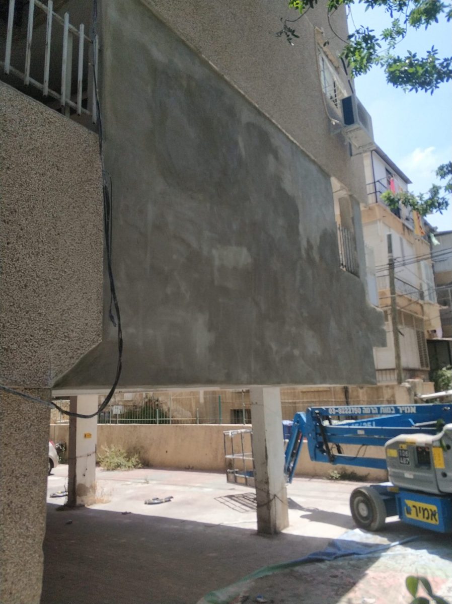 כצנלסון גבעתיים - שיקום מעטפת בניין 4