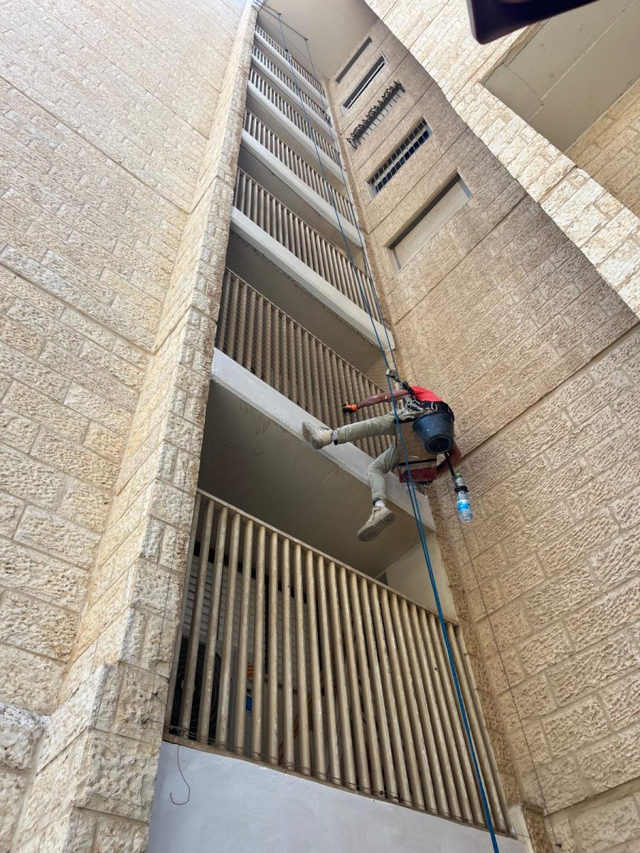 עבודות סנפלינג בגובה